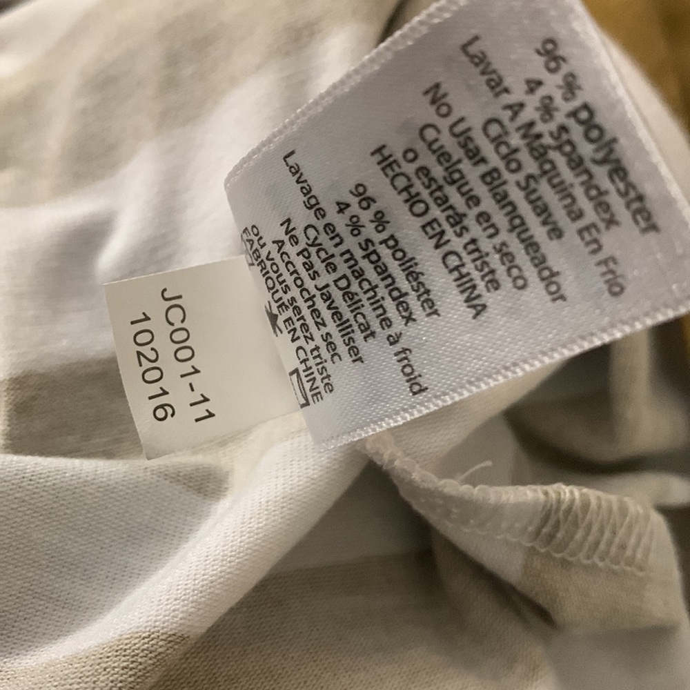 Lularoe Irma tunic loose blouse hi-low shirt XS oversize golden brown stripe - Picture 11 of 15